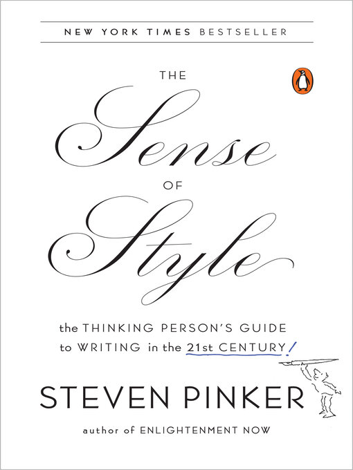 Title details for The Sense of Style by Steven Pinker - Wait list